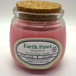 Earth Paws Pet Pink Candle Aromatherapy